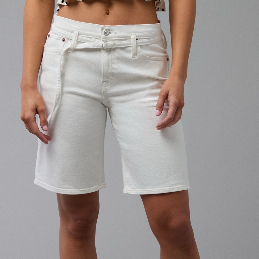 AE Women's White Shorts